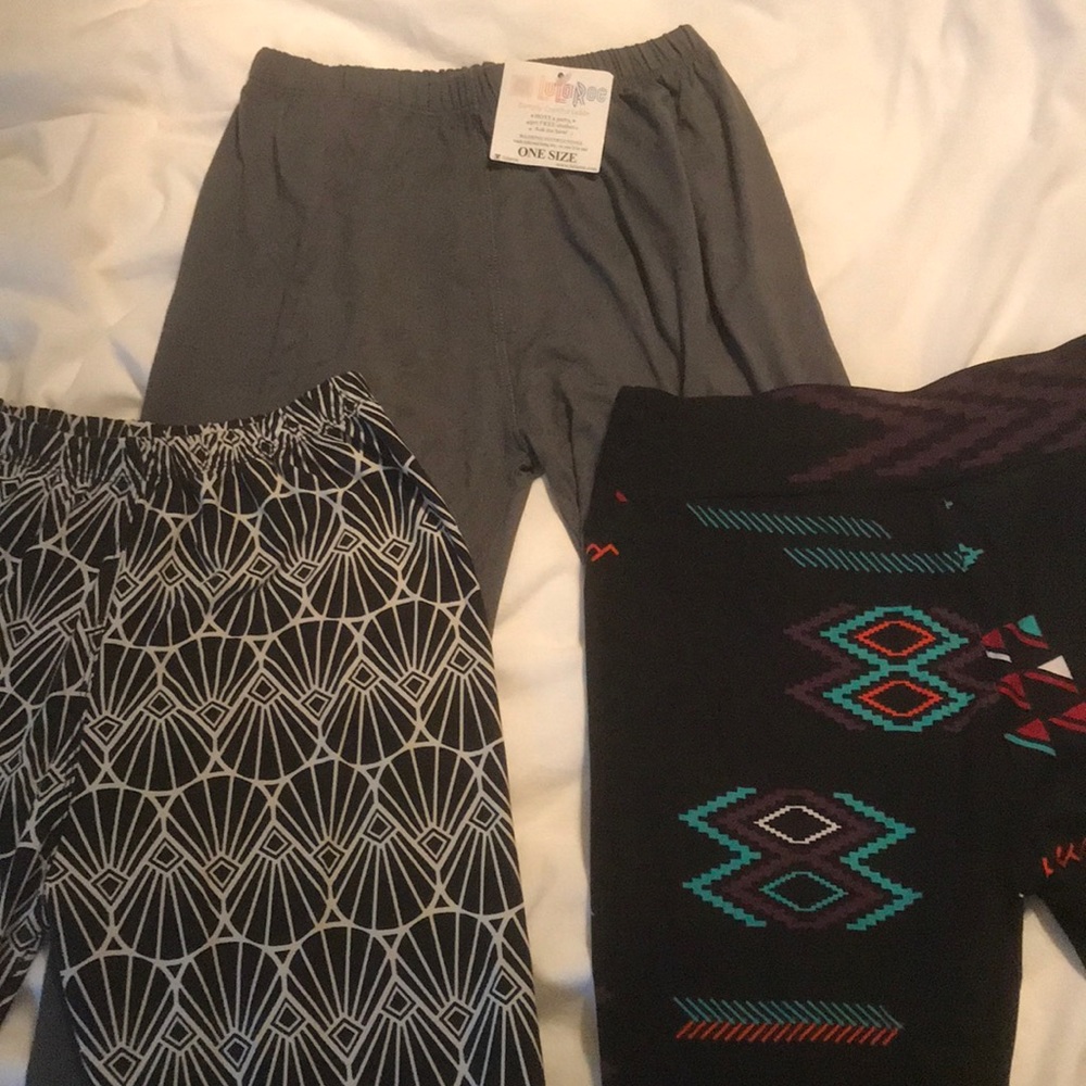3 pairs of LulaRoe leggings
